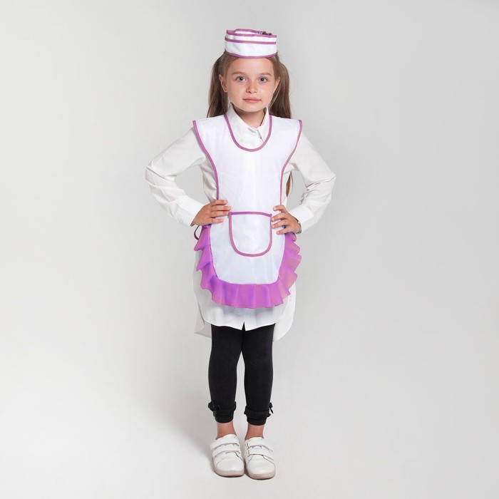 Костюм сюжетно-ролевой «Продавец», пилотка, фартук, рост 110-122 см, 4-6 лет
Костюм сюжетно-ролевой «Продавец», пилотка, фартук, рост 110-122 см, 4-6 лет