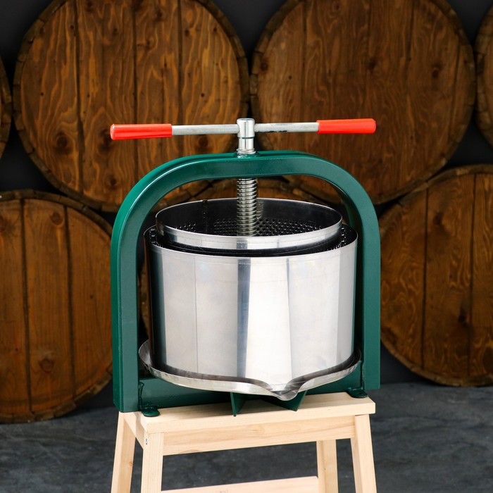 Пресс винтовой для отжима, "ЛАН", 15 л
Пресс винтовой для отжима, "ЛАН", 15 л