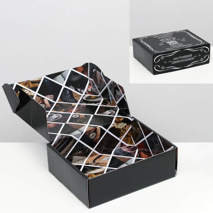 Подарочная коробка двусторонняя 100 % Мужик 27 х 21 х 9 см
Подарочная коробка двусторонняя 100 % Мужик 27 х 21 х 9 см