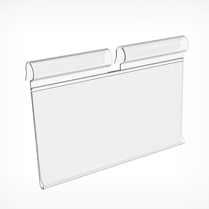 Ценникодержатель на крючок откидной 4*2,6 см, цвет прозрачный
Ценникодержатель на крючок откидной 4*2,6 см, цвет прозрачный