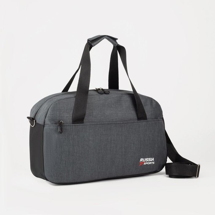 Сумка спортивная, отдел на молнии, наружный карман, цвет серый 
Сумка спортивная, отдел на молнии, наружный карман, цвет серый