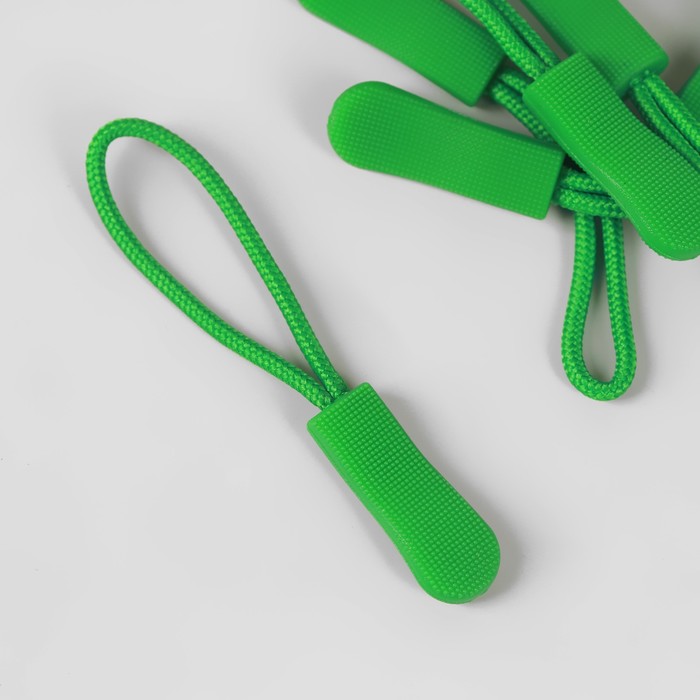 Пуллер для молнии, 2,5 см, 6 × 0,8 см, 10 шт, цвет светло-зелёный
Пуллер для молнии, 2,5 см, 6 × 0,8 см, 10 шт, цвет светло-зелёный