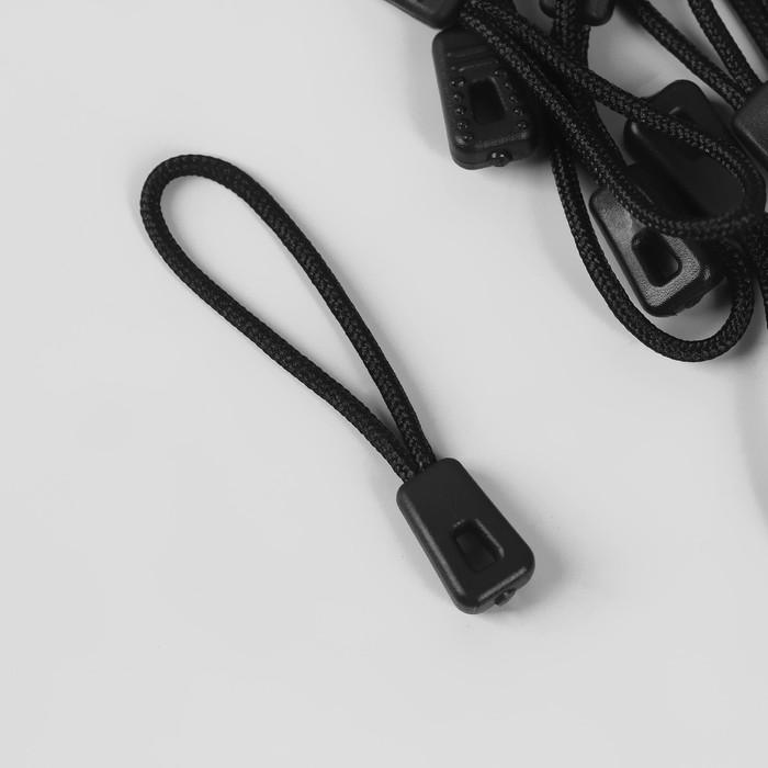 Пуллер для молнии, 1,3 см, 5 × 0,8 см, 10 шт, цвет чёрный
Пуллер для молнии, 1,3 см, 5 × 0,8 см, 10 шт, цвет чёрный