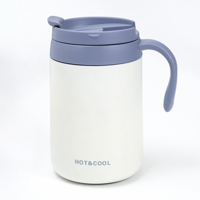 Термокружка 450 мл, сохраняет тепло 12 часов 13х16 см, белая
Термокружка 450 мл, сохраняет тепло 12 часов 13х16 см, белая