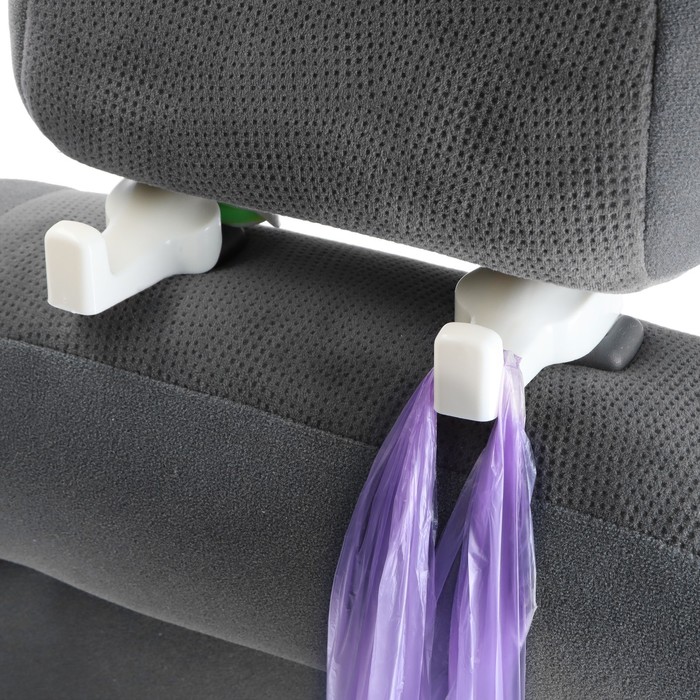 Крючок на подголовник, набор 2 шт, белый
Крючок на подголовник, набор 2 шт, белый