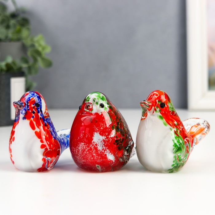 Сувенир стекло "Красочная птичка" под муранское стекло МИКС 6,5х5х7,5 см
Сувенир стекло "Красочная птичка" под муранское стекло МИКС 6,5х5х7,5 см