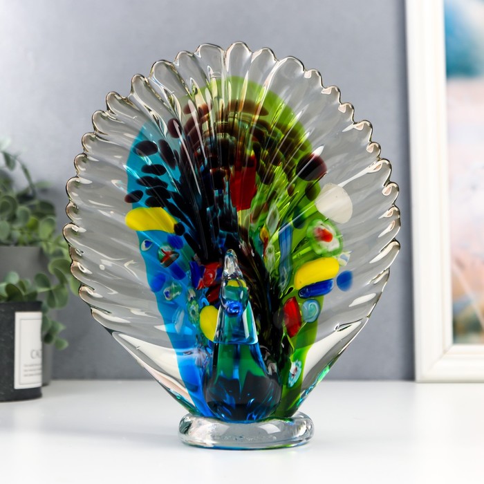 Сувенир стекло "Павлин" под муранское стекло 22х20х12 см
Сувенир стекло "Павлин" под муранское стекло 22х20х12 см
