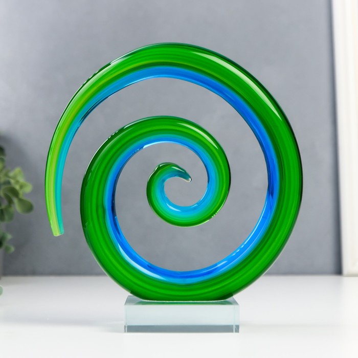 Сувенир интерьерный стекло "Спираль" под муранское стекло 18х20 см
Сувенир интерьерный стекло "Спираль" под муранское стекло 18х20 см
