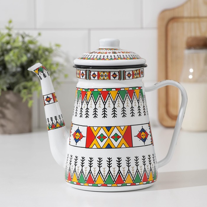 Кофейник эмалированный «Скандинавия», 1,2 л, 20×12×20,5 см, цвет белый
Кофейник эмалированный «Скандинавия», 1,2 л, 20×12×20,5 см, цвет белый