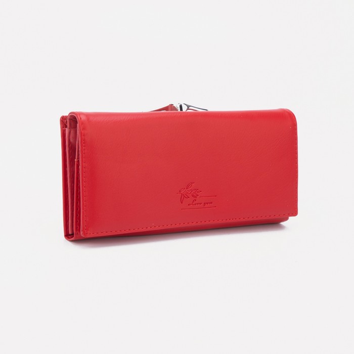 Кошелёк, 5 отделов, на магнитах, цвет красный
Кошелёк, 5 отделов, на магнитах, цвет красный