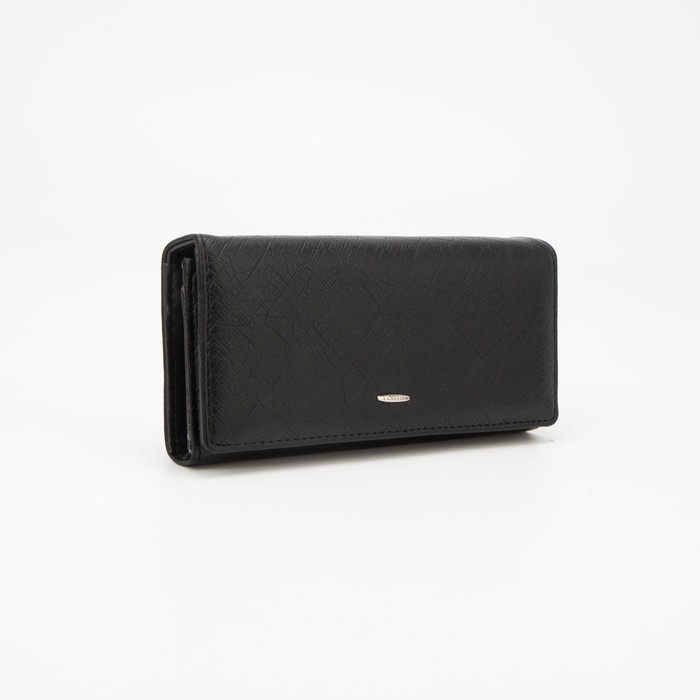 Кошелёк на кнопке, цвет чёрный
Кошелёк на кнопке, цвет чёрный