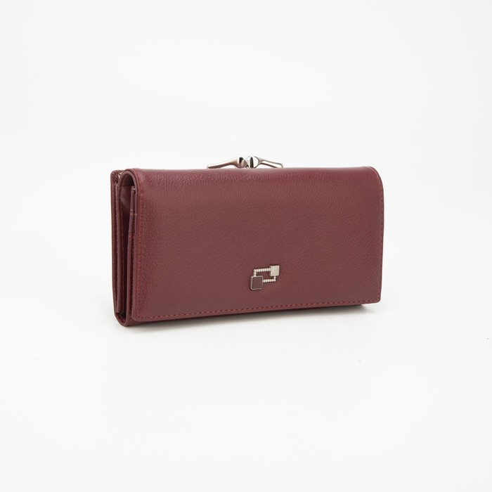 Кошелёк на магнитах, цвет бордовый
Кошелёк на магнитах, цвет бордовый