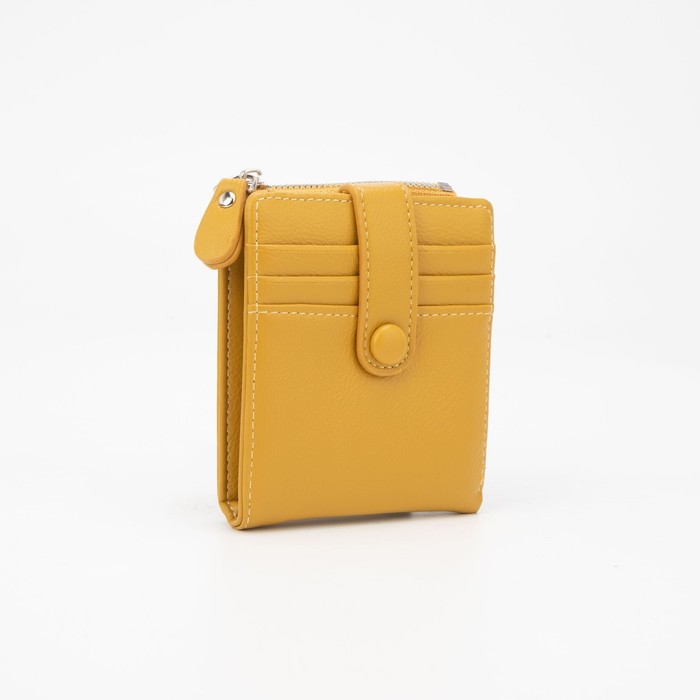 Кошелёк на кнопке, цвет жёлтый
Кошелёк на кнопке, цвет жёлтый