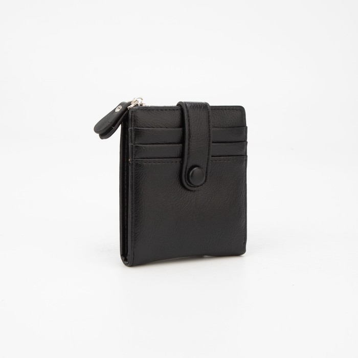 Кошелёк на кнопке, цвет чёрный
Кошелёк на кнопке, цвет чёрный