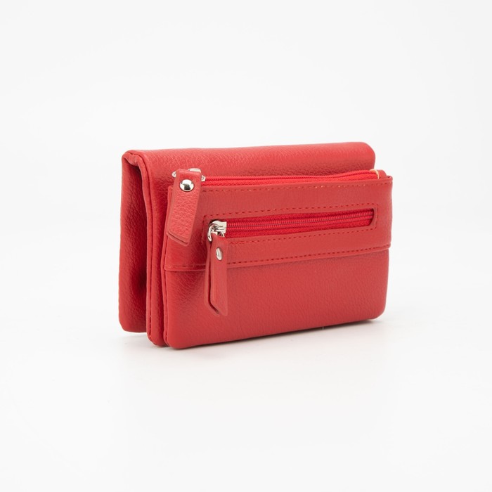 Кошелёк на кнопке, цвет красный
Кошелёк на кнопке, цвет красный