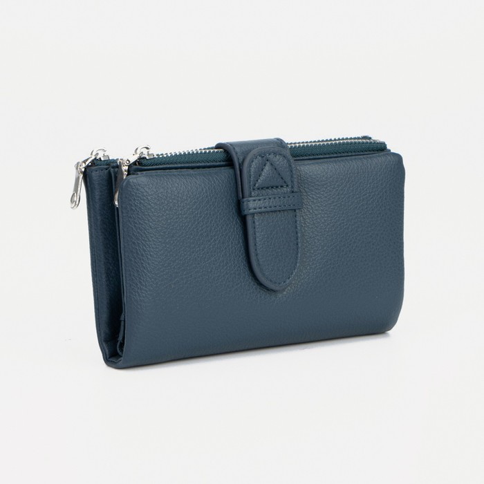 Кошелёк на магните, цвет синий
Кошелёк на магните, цвет синий