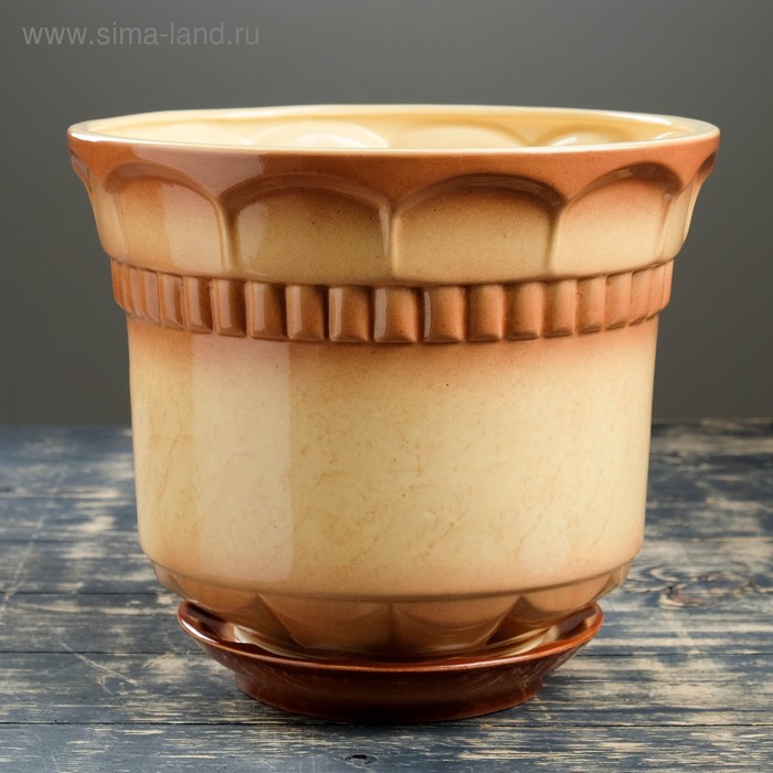 Горшок цветочный Фиеста №2 10л 26 х 29 см 1 сорт бежевый
Горшок цветочный Фиеста №2 10л 26 х 29 см 1 сорт бежевый