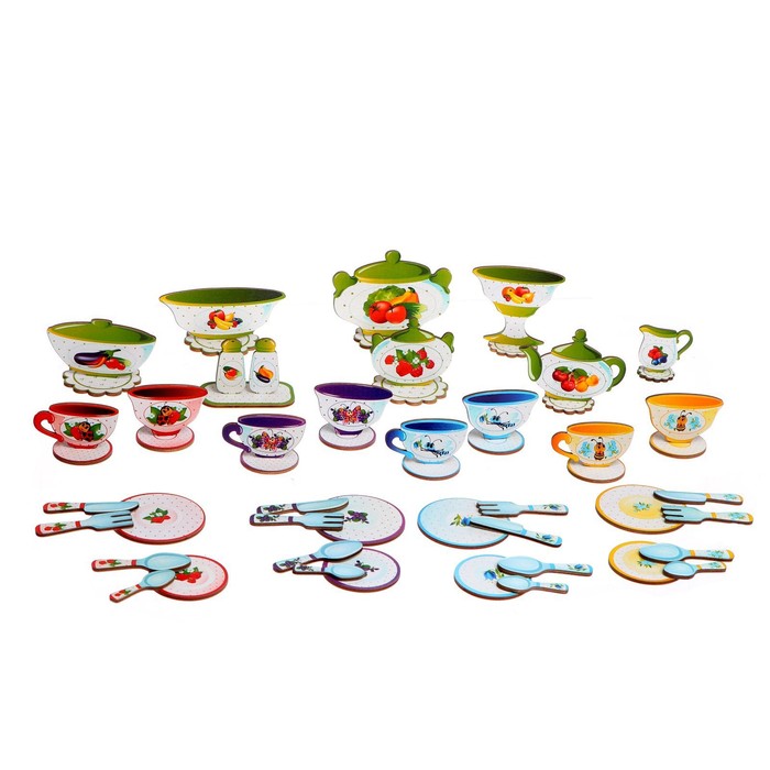 Набор «Нескучный сервиз» на подставках 57 предметов в дер. коробке
Набор «Нескучный сервиз» на подставках 57 предметов в дер. коробке