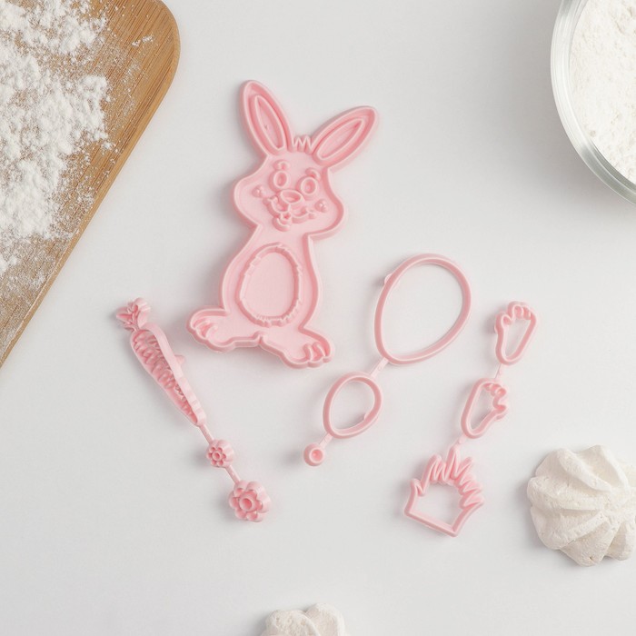 Набор печатей для марципана и теста «Зайчик», 4 шт, 10,5×5×0,5 см
Набор печатей для марципана и теста «Зайчик», 4 шт, 10,5×5×0,5 см