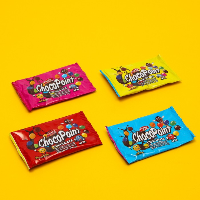 Шоколадного драже Chocopoint с сахарным покрытием, пакетик, 20 г
Шоколадного драже Chocopoint с сахарным покрытием, пакетик, 20 г