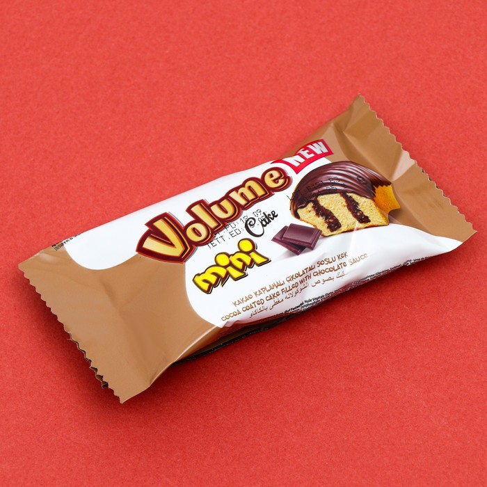 Кекс Volume с шоколадной глазурью и шоколадным кремом 25г
Кекс Volume с шоколадной глазурью и шоколадным кремом 25г