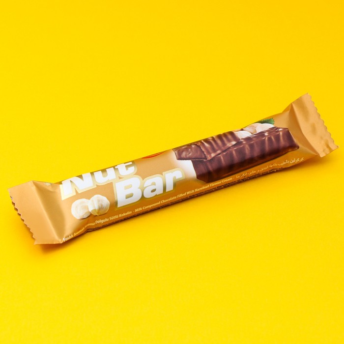 Молочный шоколад Nutbar с ароматом фундука и крема 22г
Молочный шоколад Nutbar с ароматом фундука и крема 22г