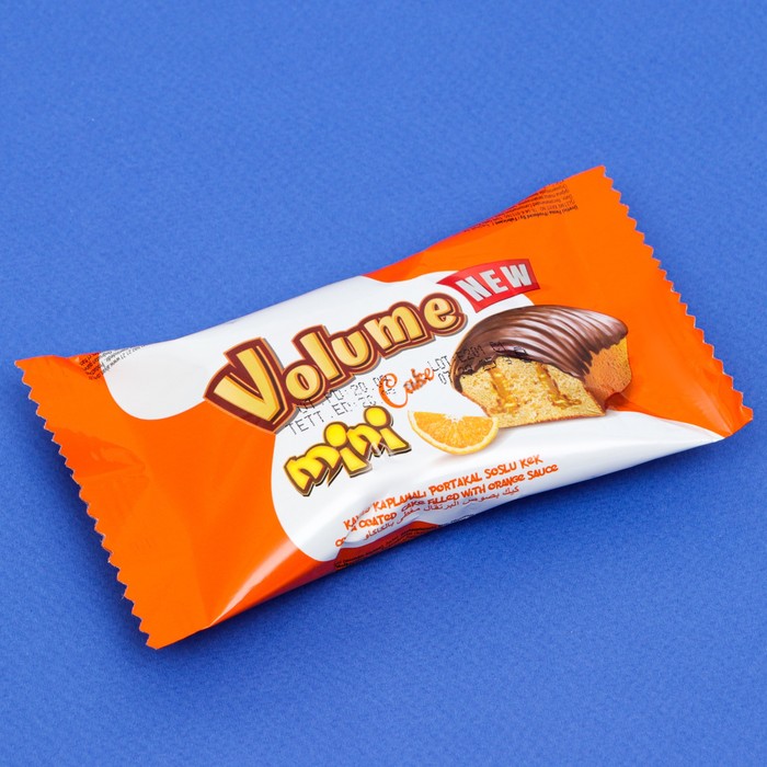 Кекс Volume с шоколадной глазурью и апельсиновым кремом 25г
Кекс Volume с шоколадной глазурью и апельсиновым кремом 25г