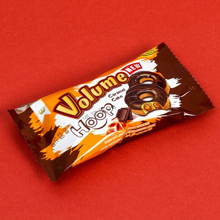 Кекс Volume Hoop с шоколадной глазурью и карамельным кремом 45г
Кекс Volume Hoop с шоколадной глазурью и карамельным кремом 45г