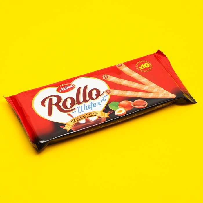 Вафельные трубочки с ореховым кремом, 50 г
Вафельные трубочки с ореховым кремом, 50 г