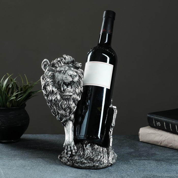 Подставка под бутылку "Лев" 25х15х20 см сталь
Подставка под бутылку "Лев" 25х15х20 см сталь