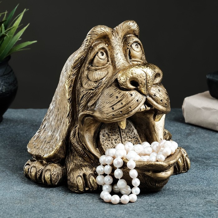 Подставка конфетница "Голова бассета" 21х24х21см, бронза с позолотой
Подставка конфетница "Голова бассета" 21х24х21см, бронза с позолотой