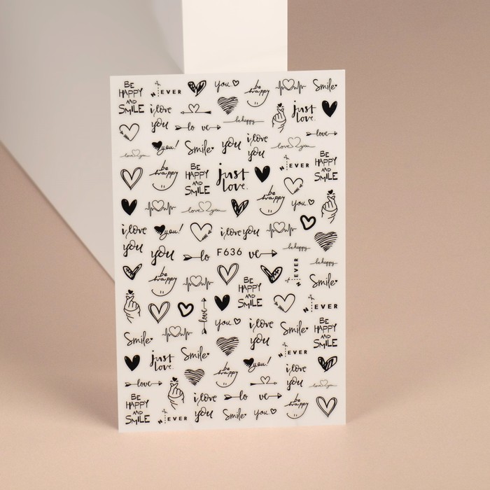 Наклейки для ногтей «Just love»
Наклейки для ногтей «Just love»