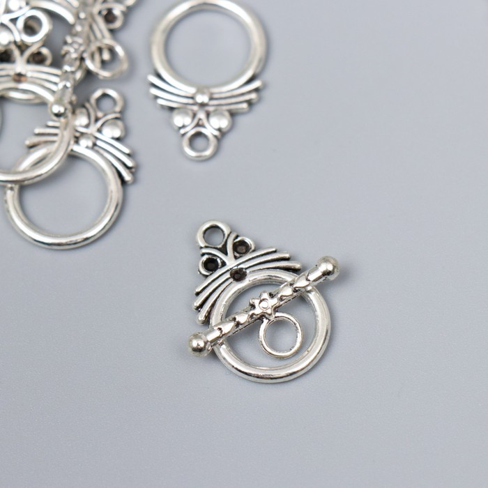 Декор металл для творчества замочек "Кошачьи усы" серебро 2773M016 2,2х1,4 см
Декор металл для творчества замочек "Кошачьи усы" серебро 2773M016 2,2х1,4 см