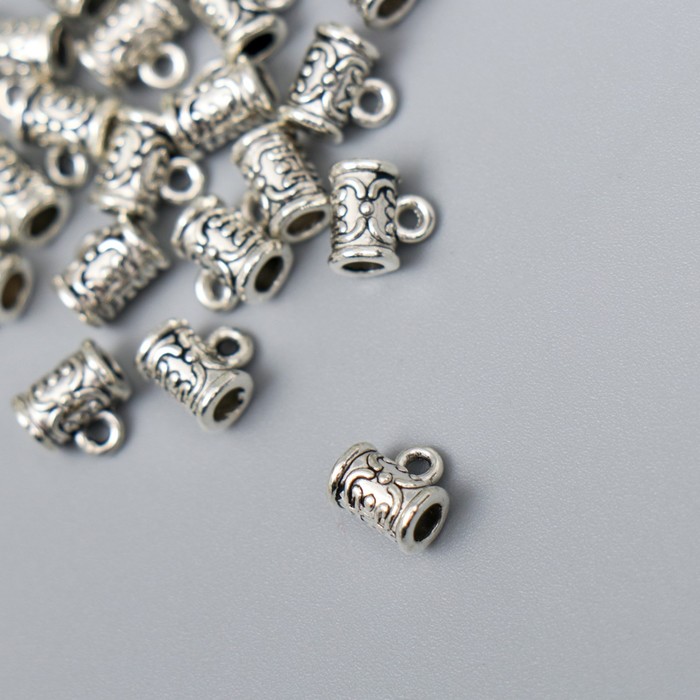 Бейл (держатель д/кулона) металл д/творчества "Паук" серебро G044B653 набор 30 шт 0,7х0,7 см 70062
Бейл (держатель д/кулона) металл д/творчества "Паук" серебро G044B653 набор 30 шт 0,7х0,7 см 70062