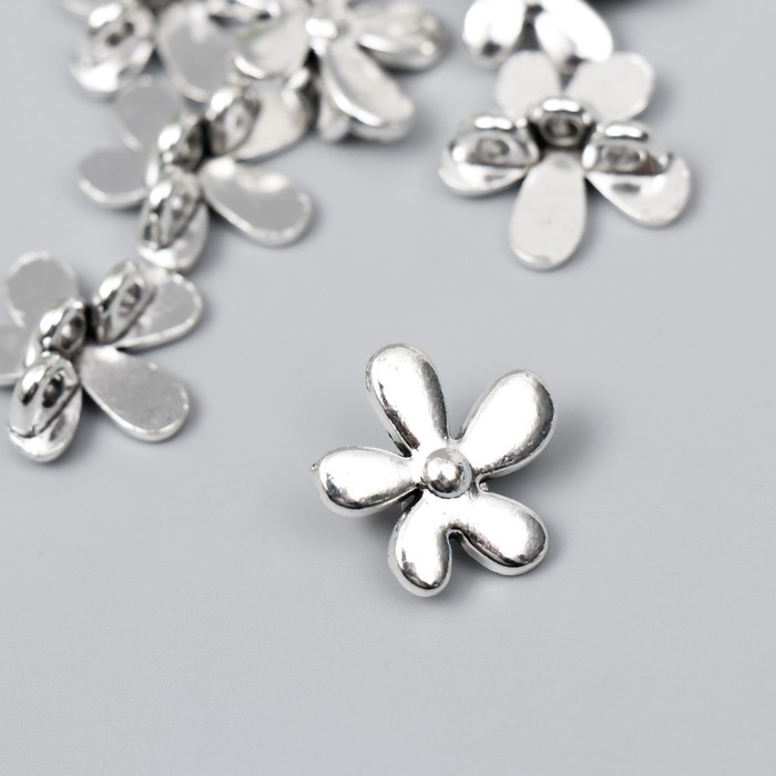 Бусина для творчества металл "Цветок пять лепестков" серебро G279B837 1,9х1,9 см
Бусина для творчества металл "Цветок пять лепестков" серебро G279B837 1,9х1,9 см