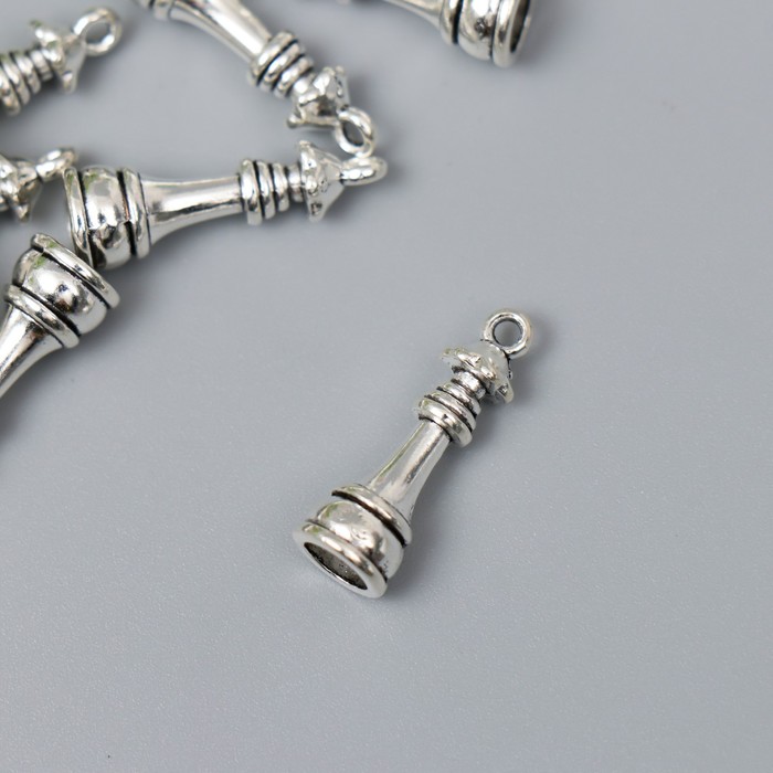 Декор металл для творчества "Шахматная фигура - Ферзь" серебро G200B801 2,3х0,8 см
Декор металл для творчества "Шахматная фигура - Ферзь" серебро G200B801 2,3х0,8 см