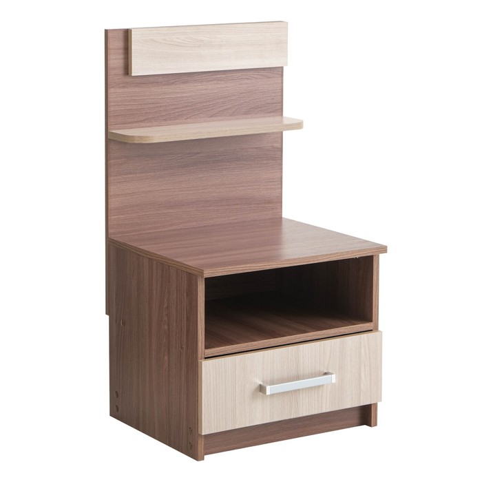 Тумба прикроватная Аура 450х400х850, ясень шимо тёмный/светлый
Тумба прикроватная Аура 450х400х850, ясень шимо тёмный/светлый