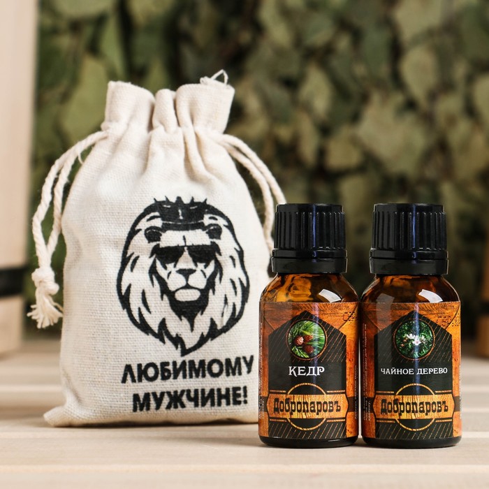 Набор эфирных масел "Любимому мужчине" кедр, чайное дерево 2 шт, 17 мл "Добропаровъ"
Набор эфирных масел "Любимому мужчине" кедр, чайное дерево 2 шт, 17 мл "Добропаровъ"