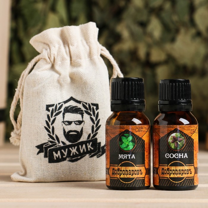 Набор эфирных масел "Мужик" сосна, мята 2 шт, 17 мл "Добропаровъ"
Набор эфирных масел "Мужик" сосна, мята 2 шт, 17 мл "Добропаровъ"
