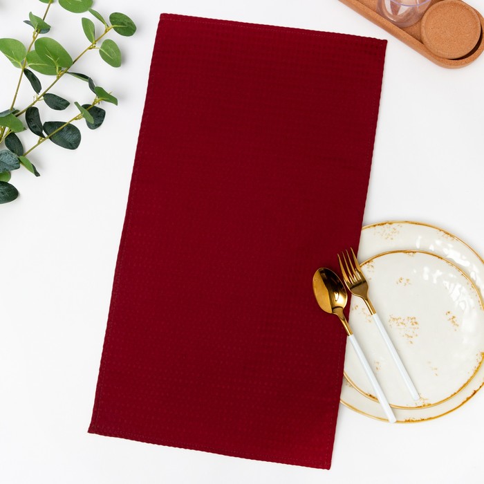 Полотенце 35х60 см, бордо, вафля, 240 гр/м2, хлопок 100%
Полотенце 35х60 см, бордо, вафля, 240 гр/м2, хлопок 100%