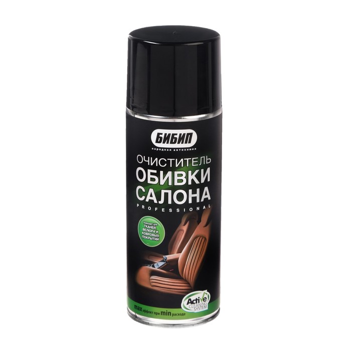 Очиститель обивки салона БиБип professional, 520 мл, аэрозоль
Очиститель обивки салона БиБип professional, 520 мл, аэрозоль