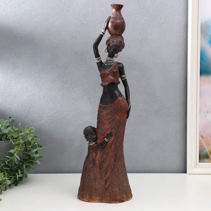 Сувенир полистоун "Африканская девушка с ребёнком, с кувшином" 50х14 см
Сувенир полистоун "Африканская девушка с ребёнком, с кувшином" 50х14 см