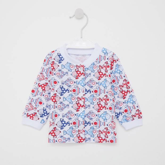 Кофточка детская, цвет белый, рост 74
Кофточка детская, цвет белый, рост 74