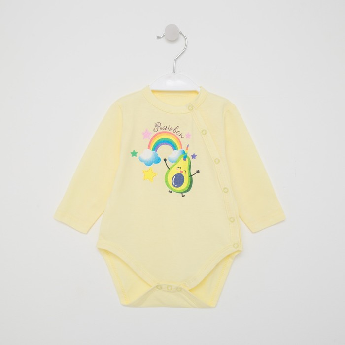 Боди для девочки, цвет жёлтый, рост 68
Боди для девочки, цвет жёлтый, рост 68