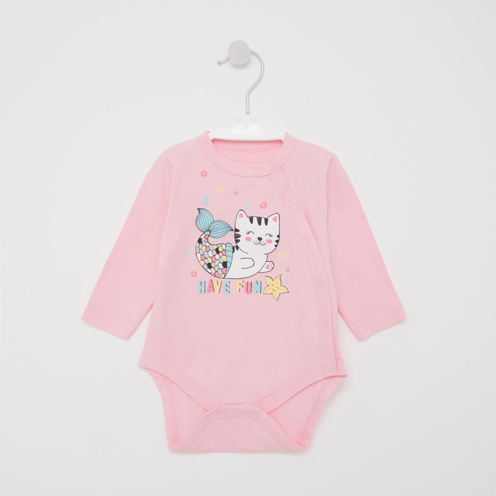 Боди для девочки, цвет розовый, рост 56
Боди для девочки, цвет розовый, рост 56