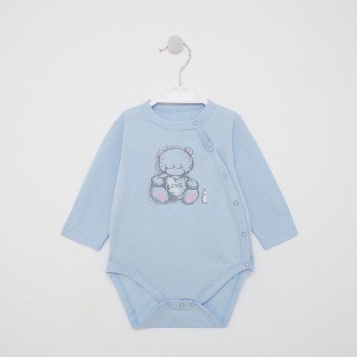 Боди для мальчика, цвет голубой, рост 74
Боди для мальчика, цвет голубой, рост 74