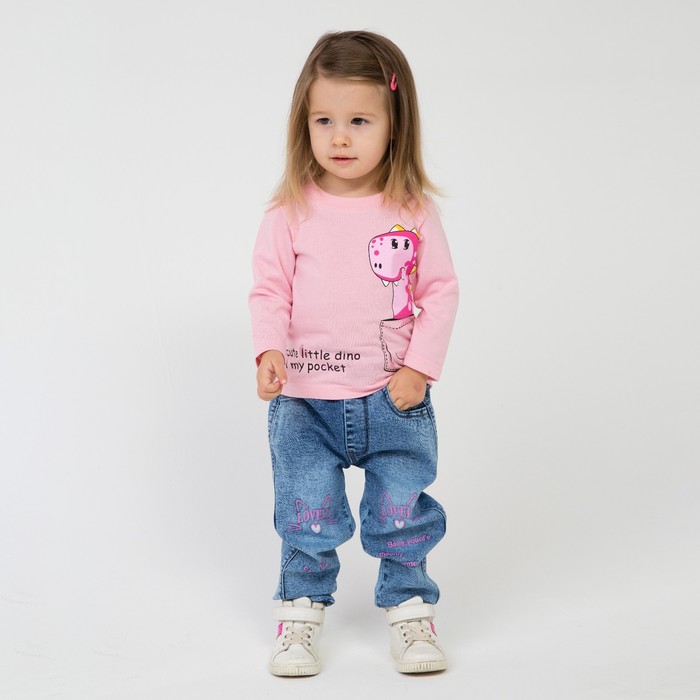 Лонгслив для девочки, цвет розовый, рост 92
Лонгслив для девочки, цвет розовый, рост 92