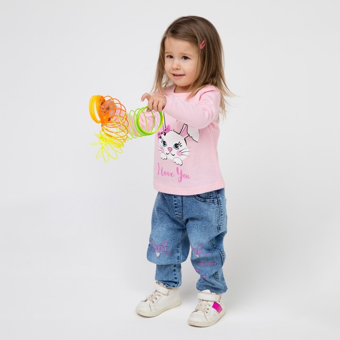 Лонгслив для девочки, цвет розовый, рост 92
Лонгслив для девочки, цвет розовый, рост 92