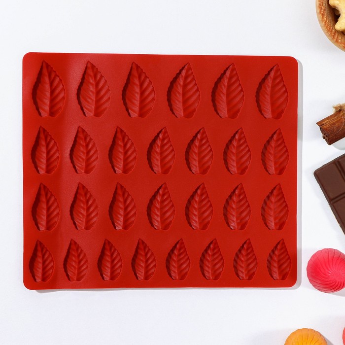 Форма для льда и кондитерских украшений «Листопад», 24 ячейки, 19×16×0,8 см, цвет МИКС
Форма для льда и кондитерских украшений «Листопад», 24 ячейки, 19×16×0,8 см, цвет МИКС