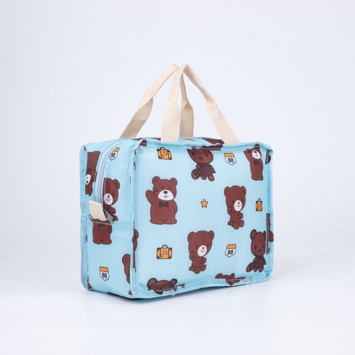 Термосумка на молнии 4 л, цвет голубой
Термосумка на молнии 4 л, цвет голубой